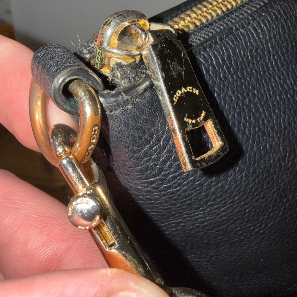 Coach Prairie Satchel Crossbody Bag 58874 Pebbled Leather Gold Hardware - Picture 5 of 9